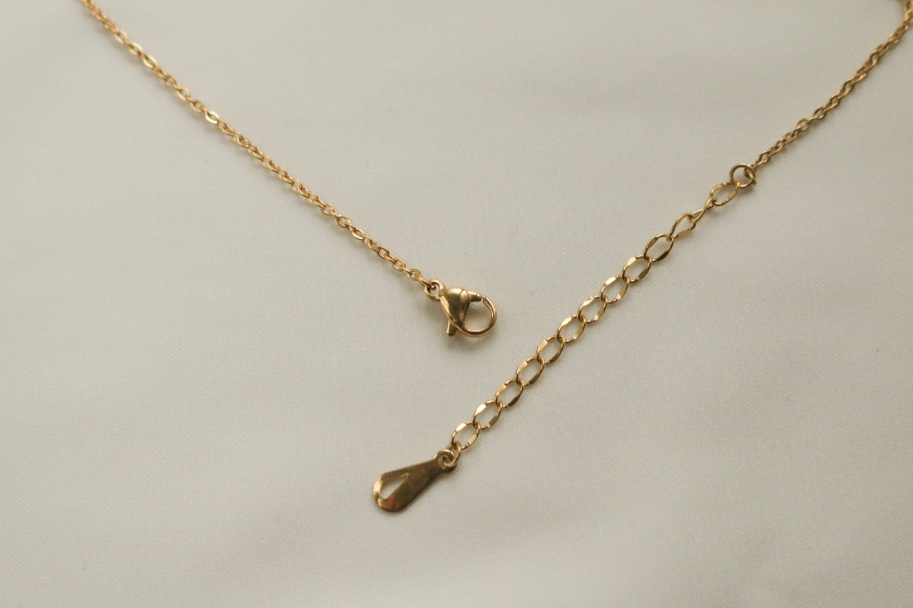 Diana Heart Necklace (Gold)