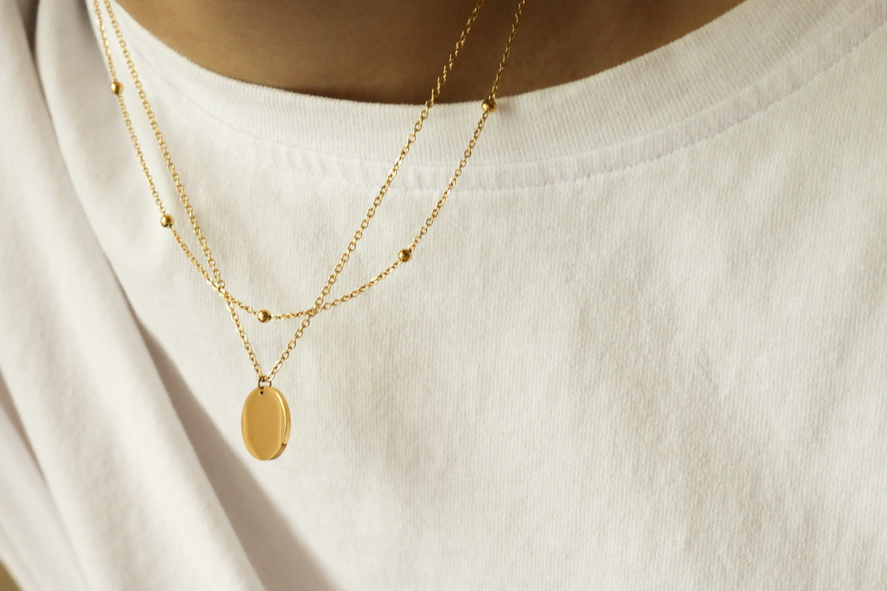 Cora Layered Necklace (Gold)