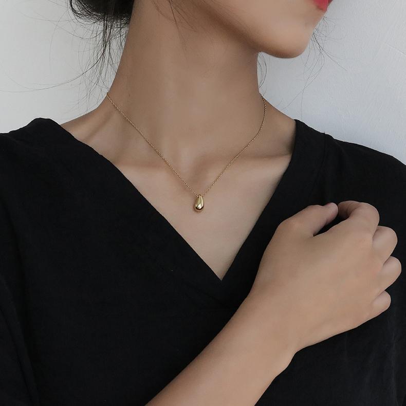 Spring Waterdrop Necklace (Gold)