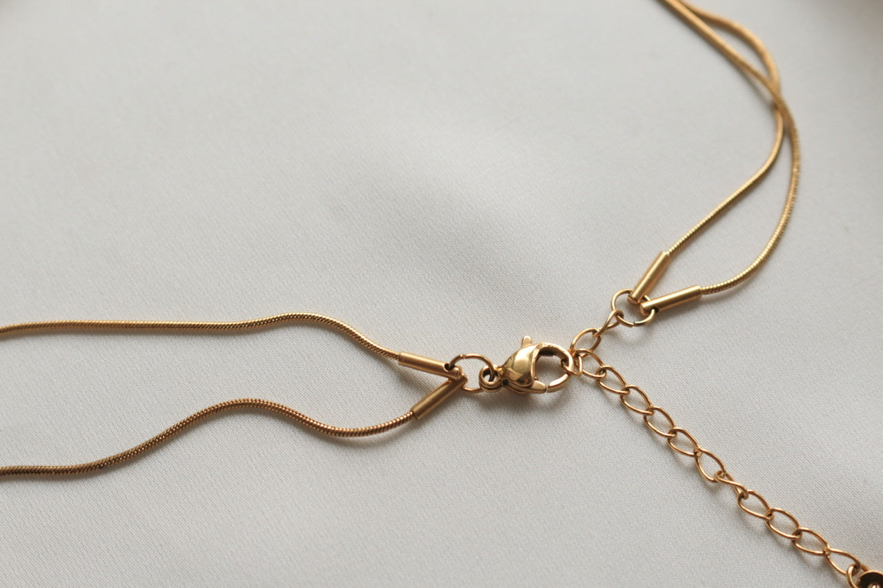Cleo Snake Chain Layered Necklace