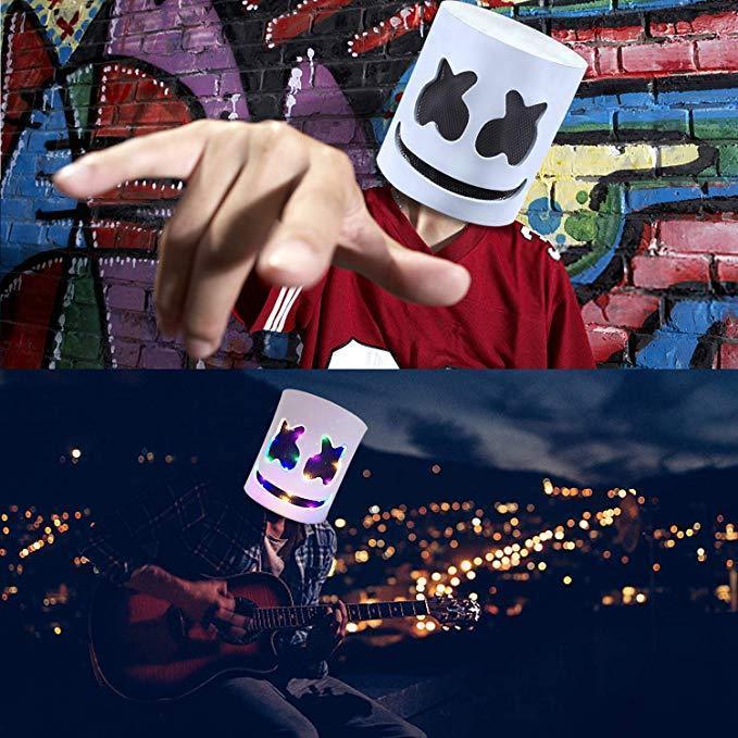 Halloween DJ Mask Neon