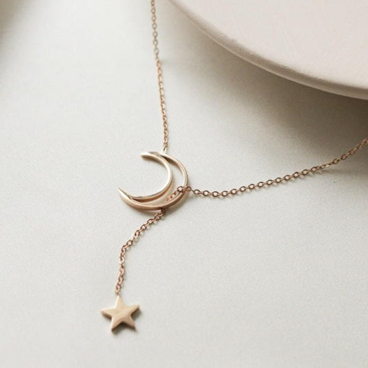 Bianca Moon & Star Necklace