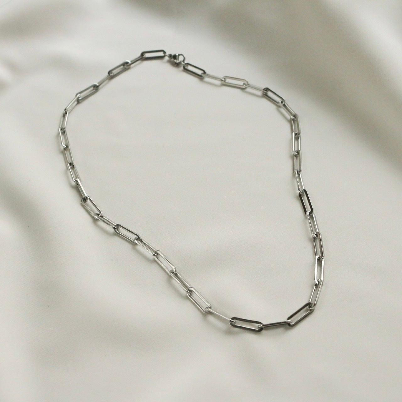 Hayden Chain Link Necklace (Silver)
