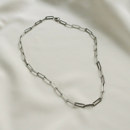 Hayden Chain Link Necklace (Silver)