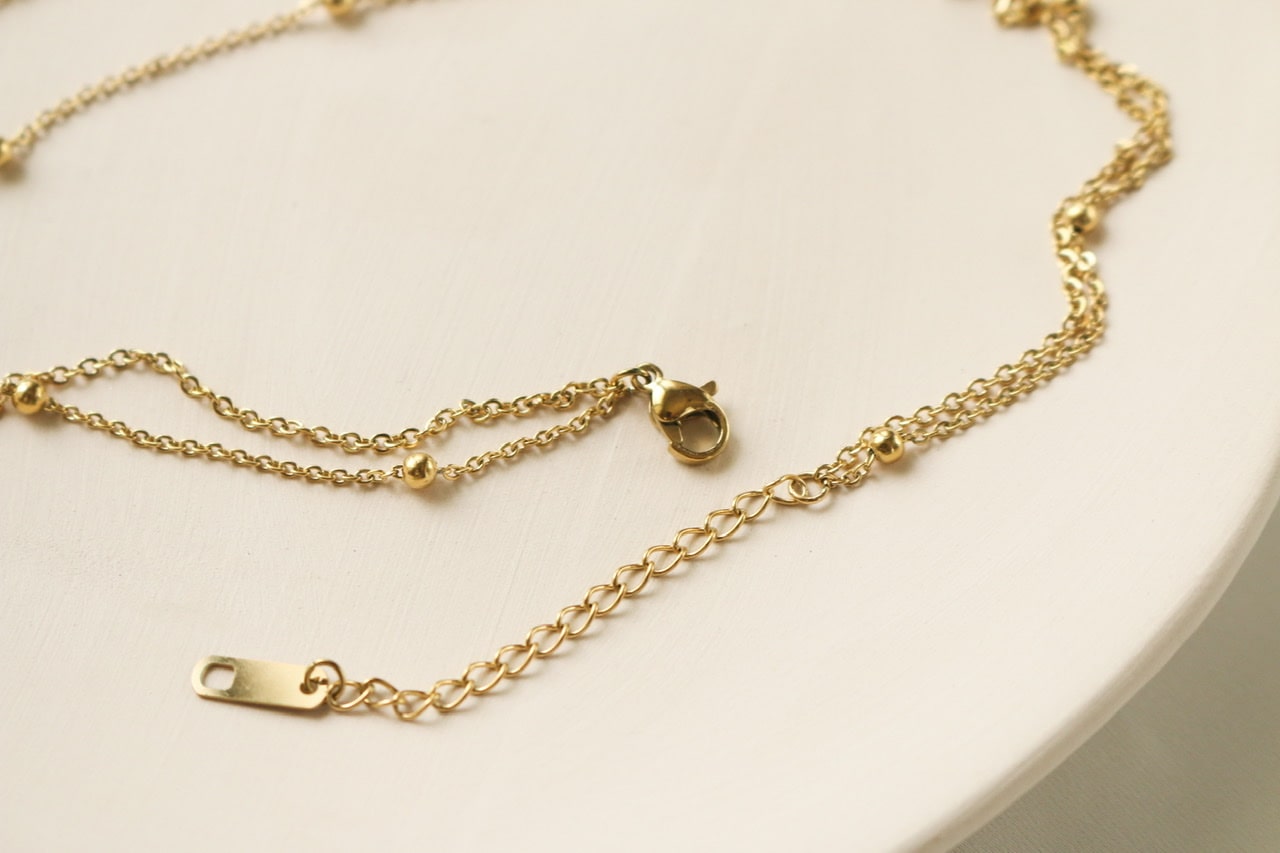 Cora Layered Necklace (Gold)
