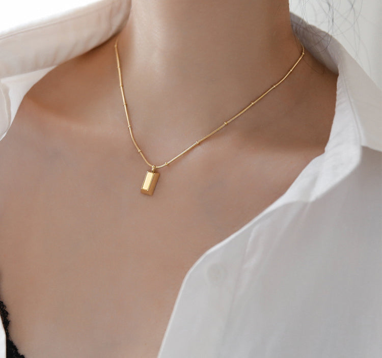 Paris Bullion Necklace