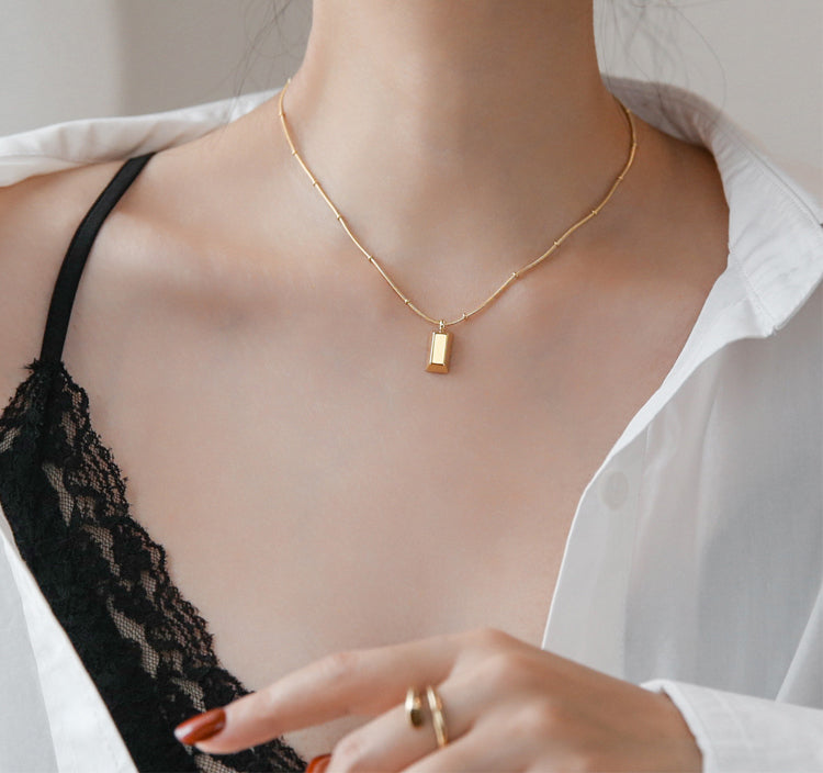 Paris Bullion Necklace